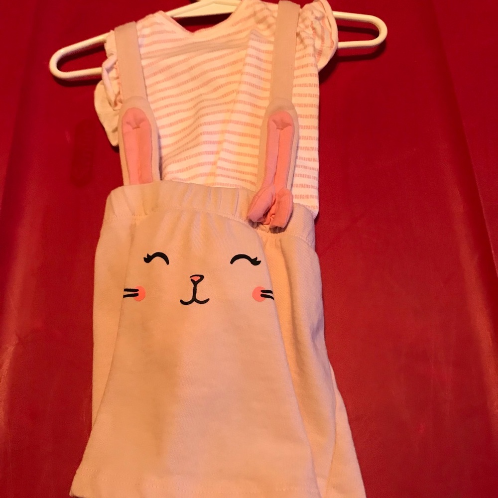 Overall skirt set